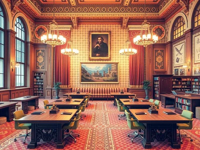 Milwaukee Public Library gaming zone with players engaged in fantasy sports