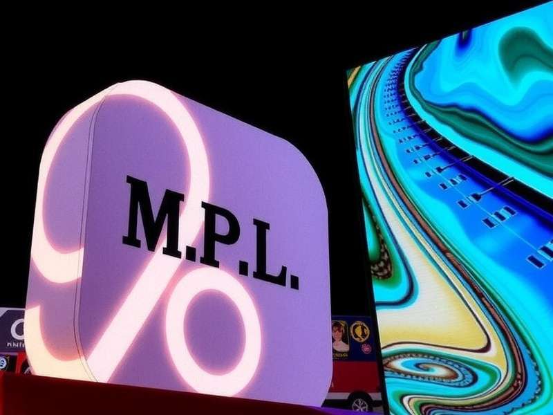 MPL Esports Tournament Stage with Players Competing