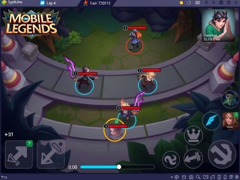 Mobile Legends Indonesia MPL Live tournament stage with professional players competing