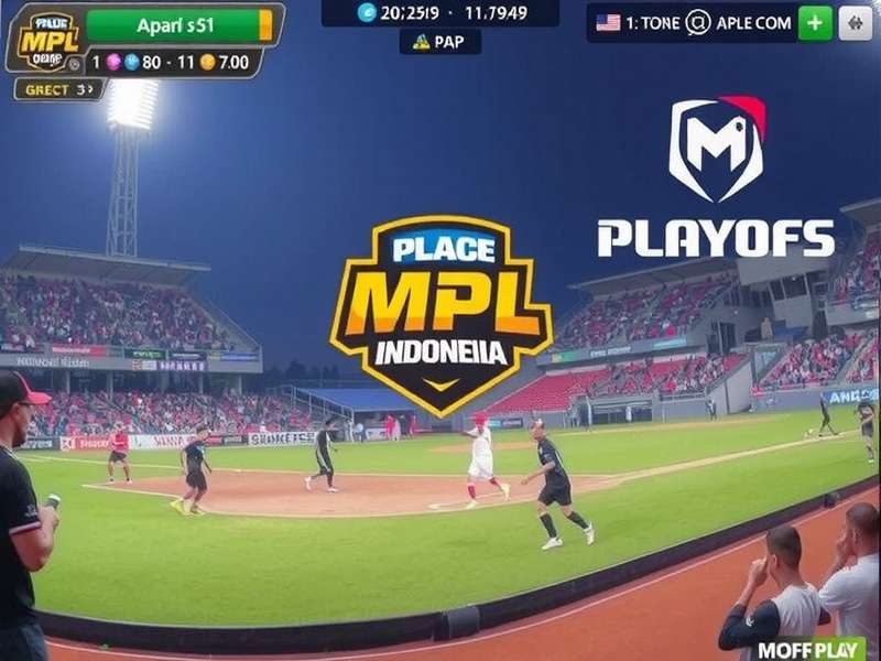 MPL Indonesia Playoffs 2025 Grand Finals stage with players competing for the championship trophy