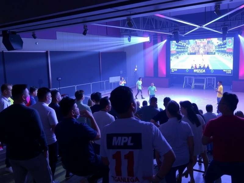 Indian fans enjoying MPL Indonesia Watch Party with snacks and mobile screens