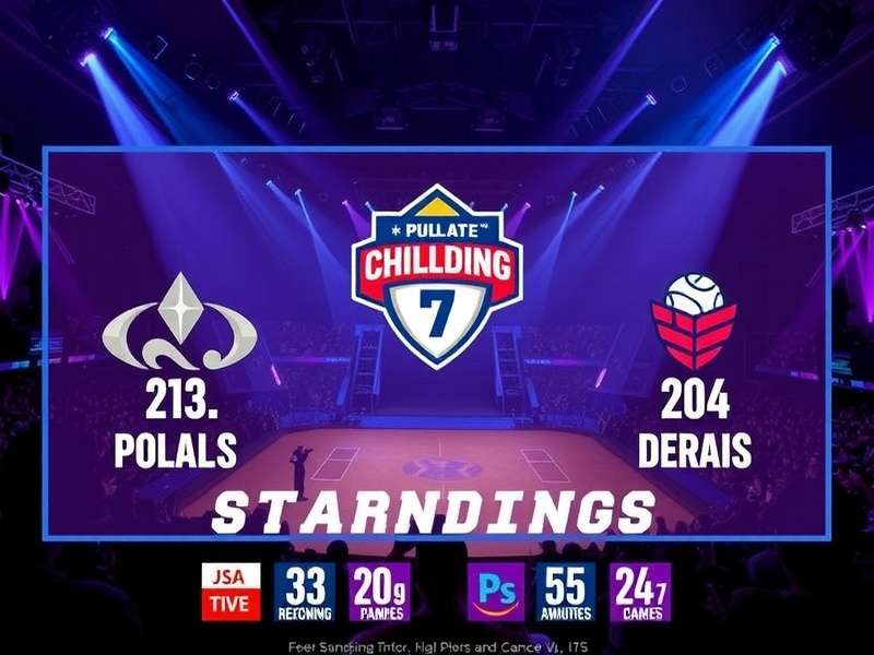 MPL Philippines competitive gaming arena with team logos and neon lights