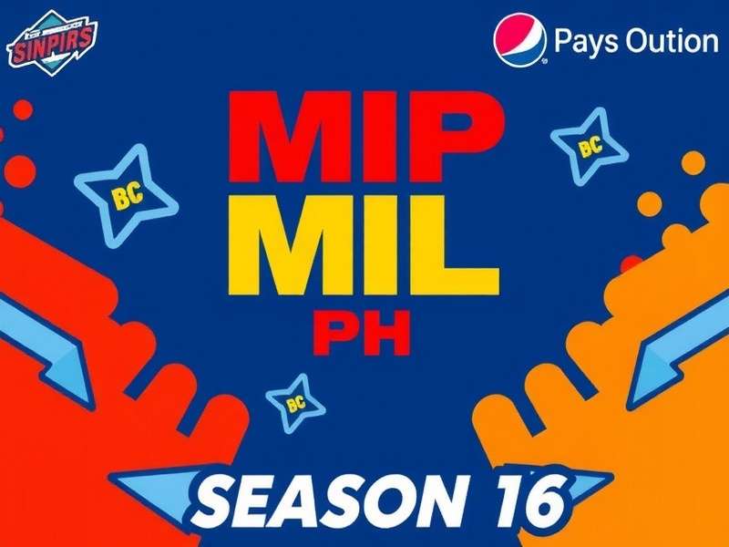 MPL PH Season 16 official banner with all participating teams and trophy